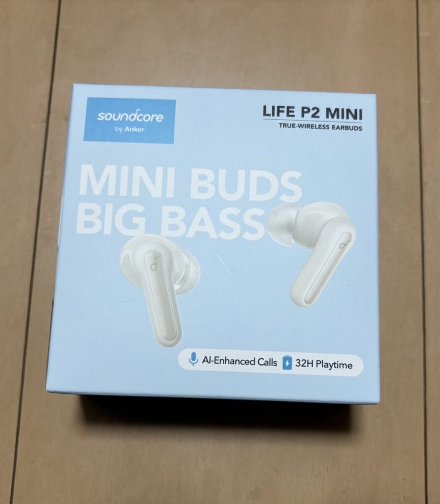 Anker Soundcore Life P2 Mini 外箱写真