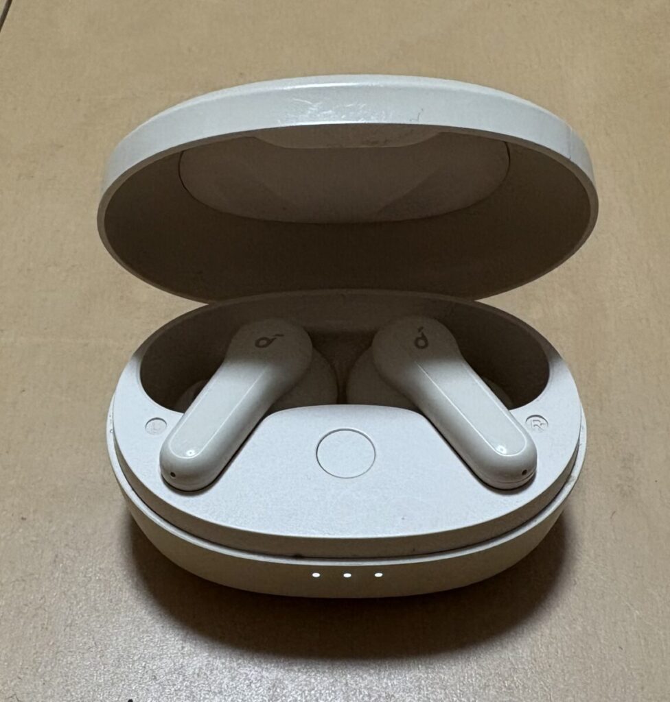 Anker Soundcore Life P2 Mini イヤホン収納状態写真