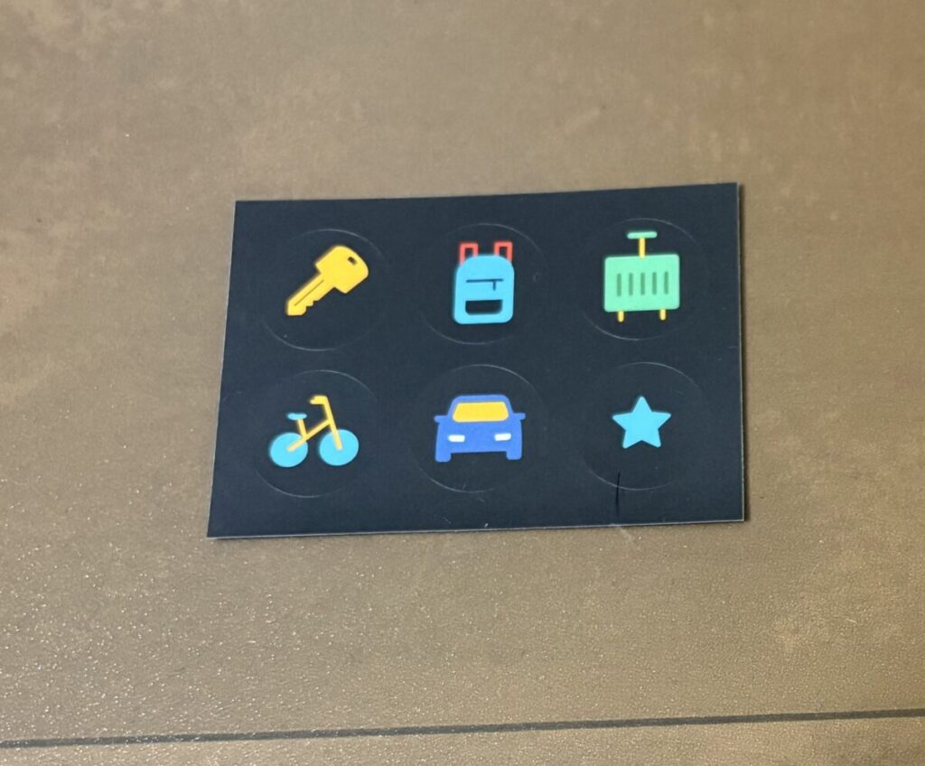 UGREEN FineTrack Smart Finder　同梱品　識別シール画像