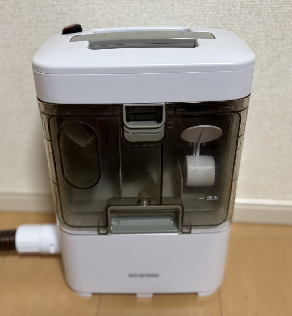 アイリスオーヤマ　リンサークリーナー RNS-300　本体内部タンク画像